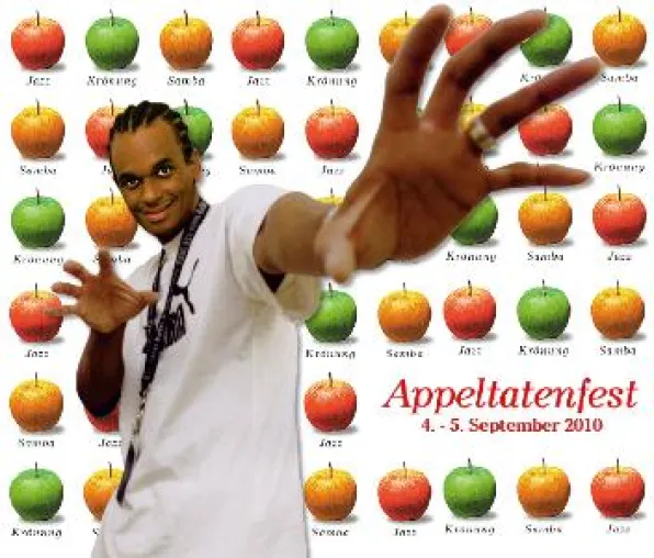 Bild: 2schneidig live on Stage beim Gladbecker Appeltatenfest