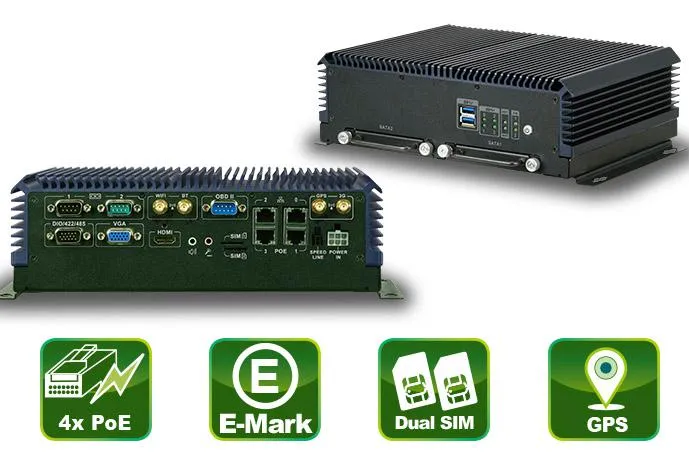 Bild: Embedded PC für den mobilen Fahrzeugbetrieb