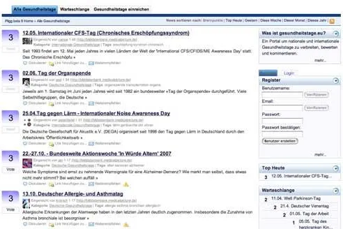 Bild: Gesundheitstage: verbreiten, bewerten, kommentieren