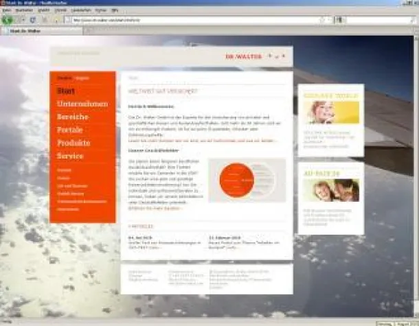 Reiseversicherungs-Experte mit neuer Homepage Bild: Reiseversicherungs-Experte mit neuer Homepage