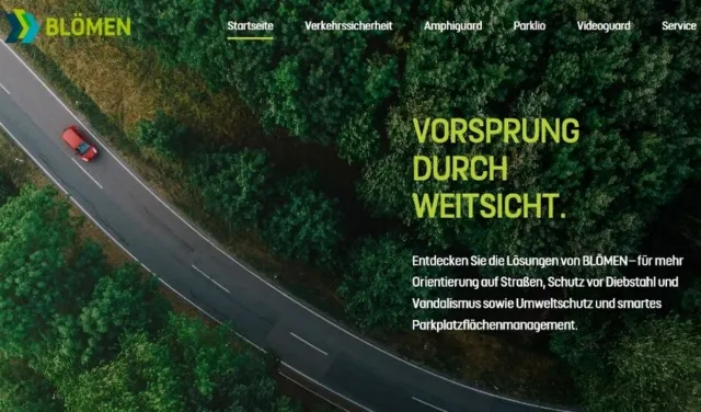 Bild: In modernem Design: Internetauftritt präsentiert Kompetenzen