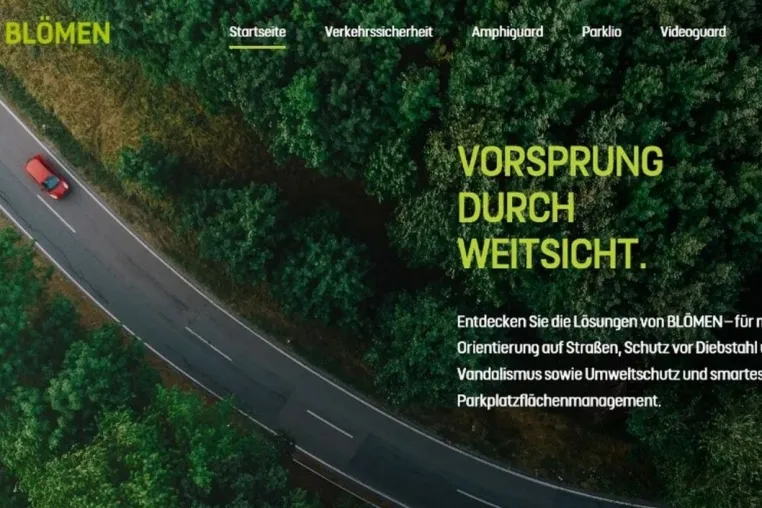 Bild: In modernem Design: Internetauftritt präsentiert Kompetenzen