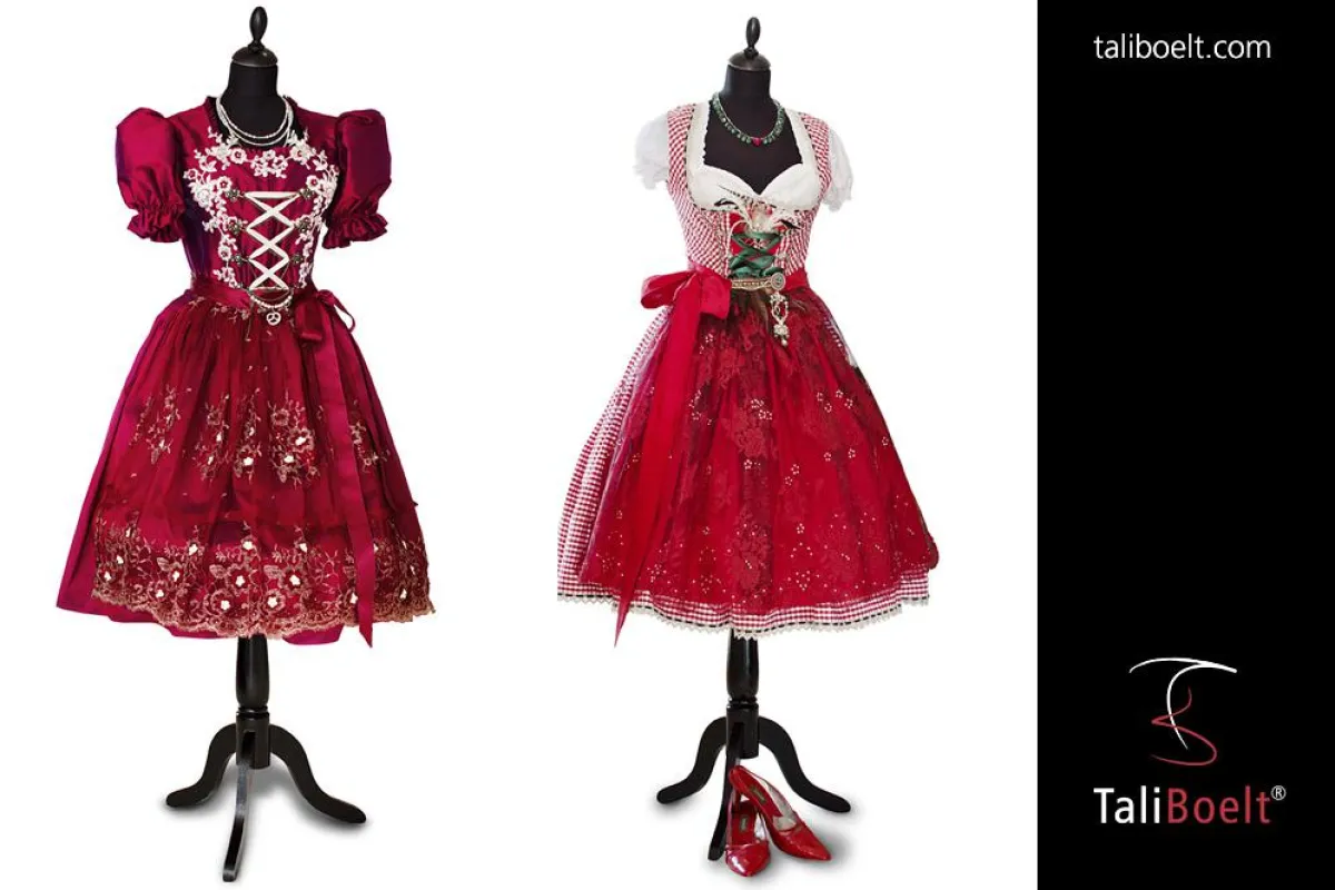 Edle Luxusdirndl und Hochzeitsdirndl aus der Dirndleria® der Designerin Tali Amoo
