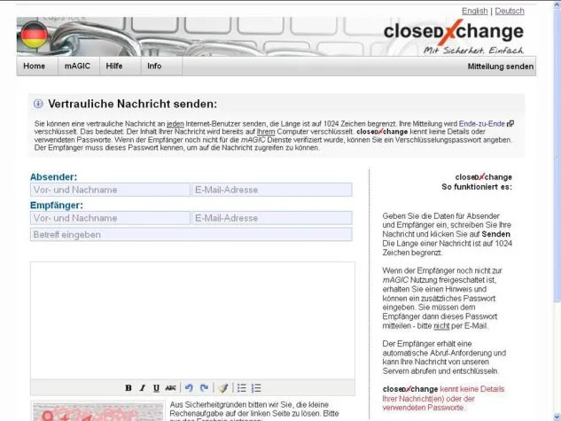 Bild: Neuer kostenloser und hoch-sicherer Internet-Mitteilungsdienst gestartet