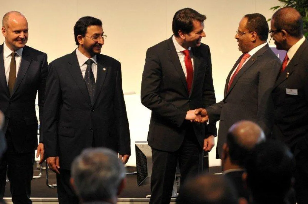 Bei der Eröffnung des zweiten VAE Investment und Business Forums