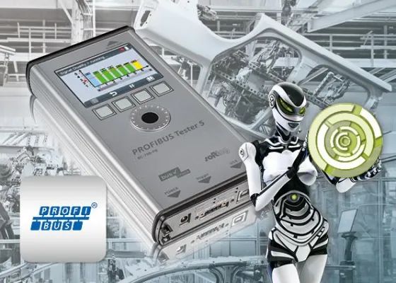 Bild: Mobile PROFIBUS-Diagnose und Kabeltest in sieben Sprachversionen