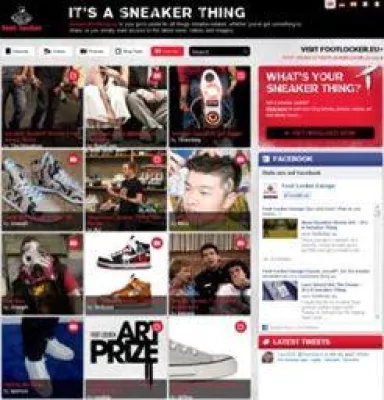 Bild: Foot Locker präsentiert ein virtuelles Zuhause für alle Sneaker-News