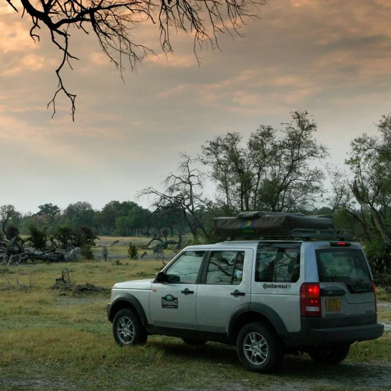 Botswana ist eines der interesantesten Reiseziele der Land Rover Experience.