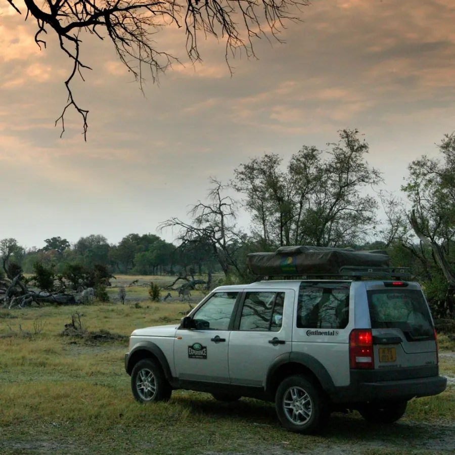 Botswana ist eines der interesantesten Reiseziele der Land Rover Experience.