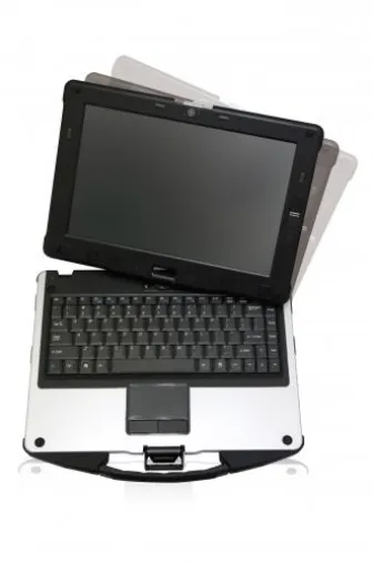 Bild: ComNet präsentiert das ultra-robuste Tablet-PC SolidPAD I für den mobilen Worker drinnen und draußen