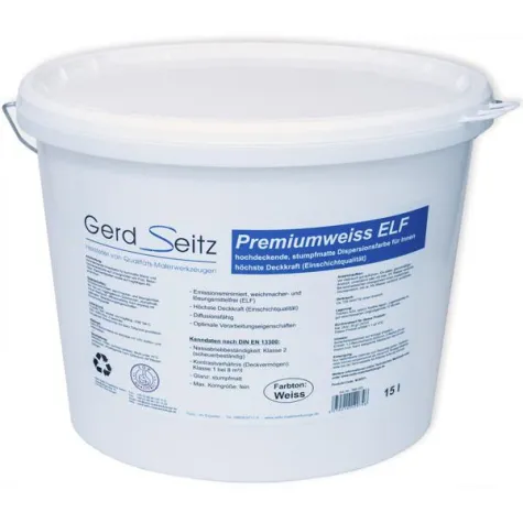 Bild: Seitz Dispersionsfarbe "Premiumweiss ELF"