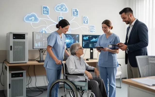 Bild: Telematikinfrastruktur in der Pflege: Digitale Anbindung wird verpflichtend