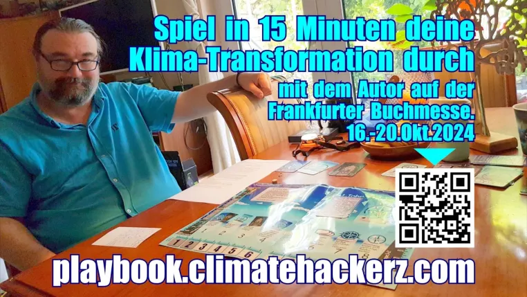 Bild: ClimateHackerz lädt zu spielerischer Klimatransformation auf der Frankfurter Buchmesse ein