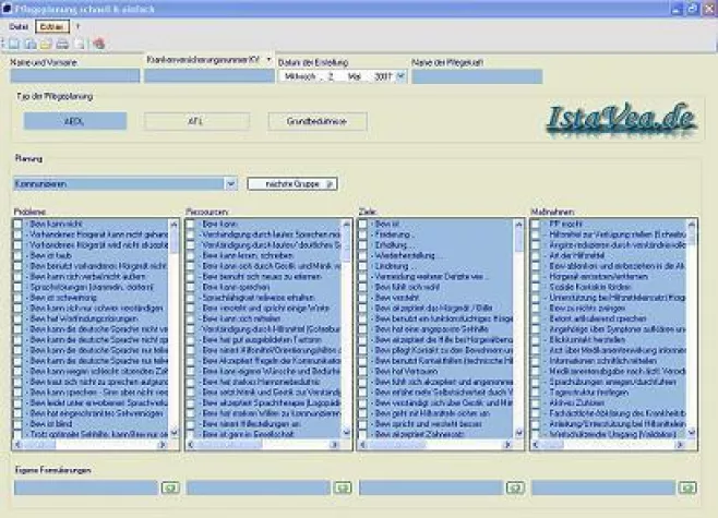Bild: Endlich ein einfaches und bezahlbares Pflegeplanungsprogramm …