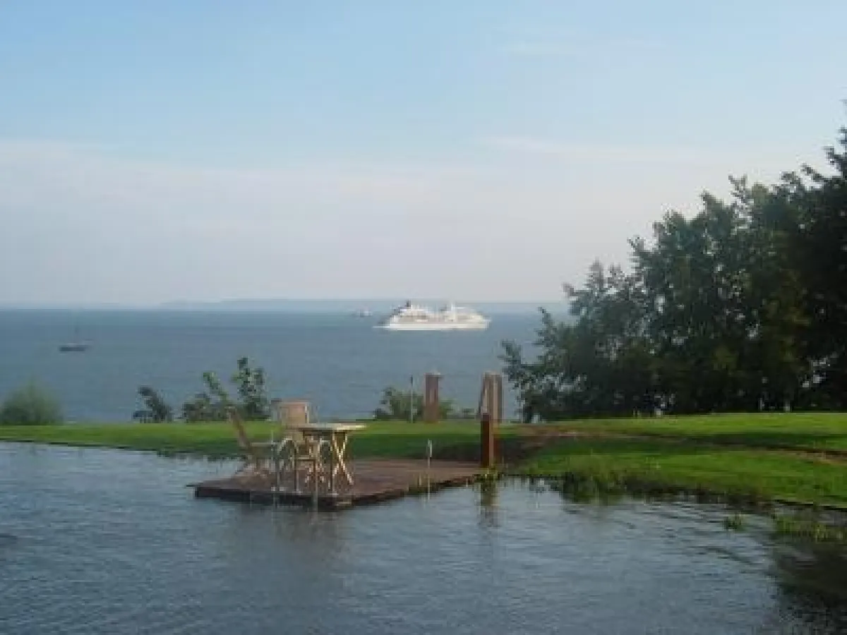 Blick von der Villa Nause am Rand des Nationalparks Jasmund