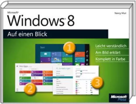 Bild: GRATIS eBook von Microsoft Press: 'Windows 8 auf einen Blick'
