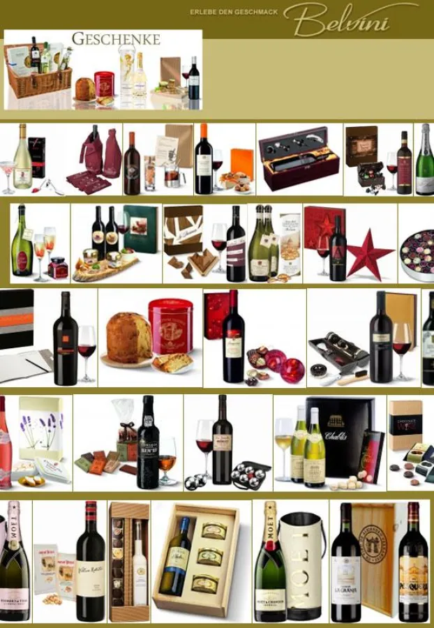 Geschenksets bei BELVINI.DE für Firmenkunden