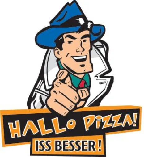 Iss neu. Iss besser. Iss Hallo Pizza Bild: Iss neu. Iss besser. Iss Hallo Pizza