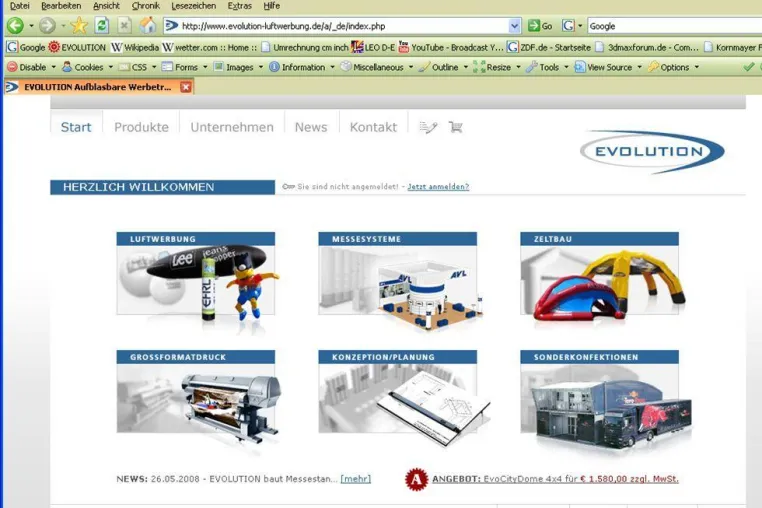 Bild: EVOLUTION GmbH launcht neue Web-Site