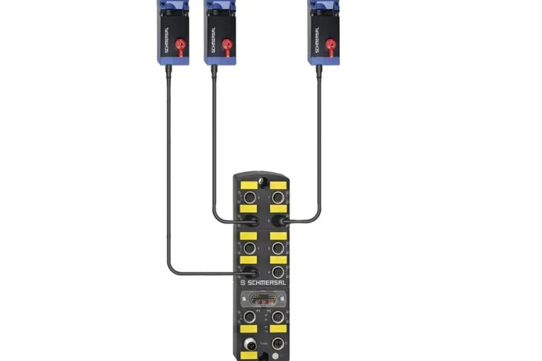 Bild: Sicherheitszuhaltung AZM400 plus Safety Fieldbox