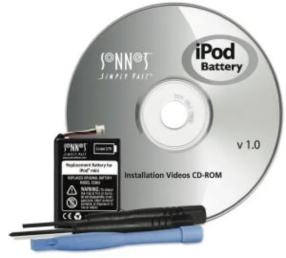 Hochwertige Sonnet Ersatzakkus jetzt auch für den iPod Video 5G Bild: Hochwertige Sonnet Ersatzakkus jetzt auch für den iPod Video 5G