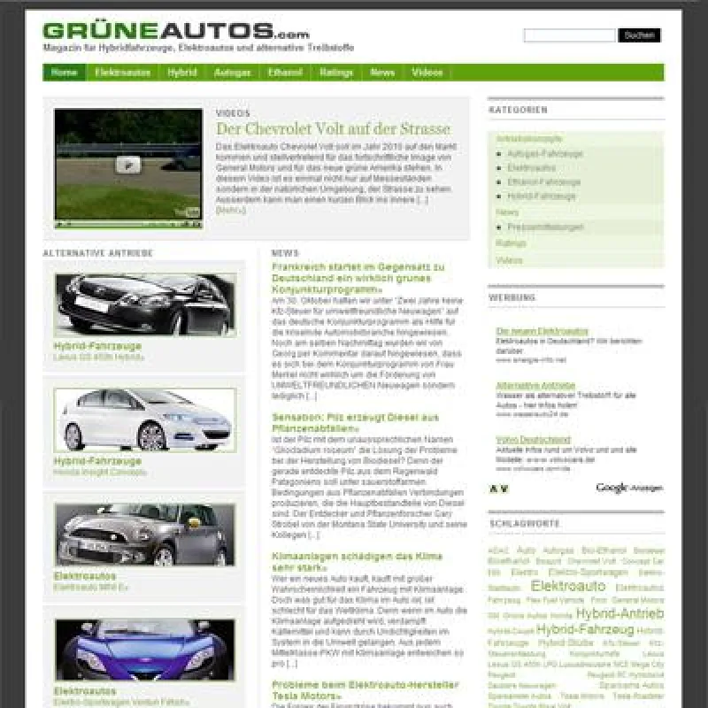 Screenshot GrueneAutos.com
