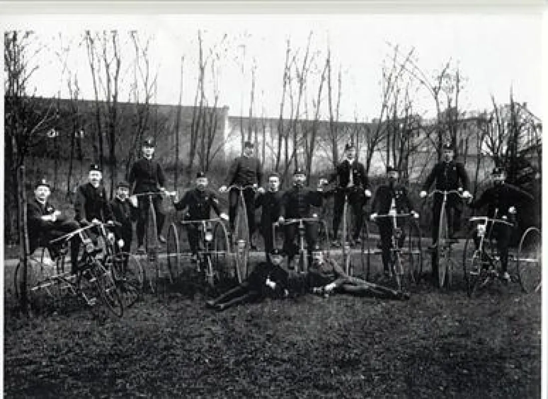 Fahrrad-Fahrer aus Trebbin um 1910