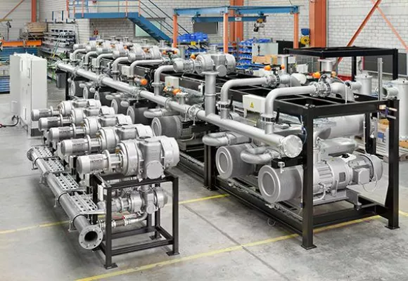 Bild: Vakuumtechnik für die Lebensmittelindustrie