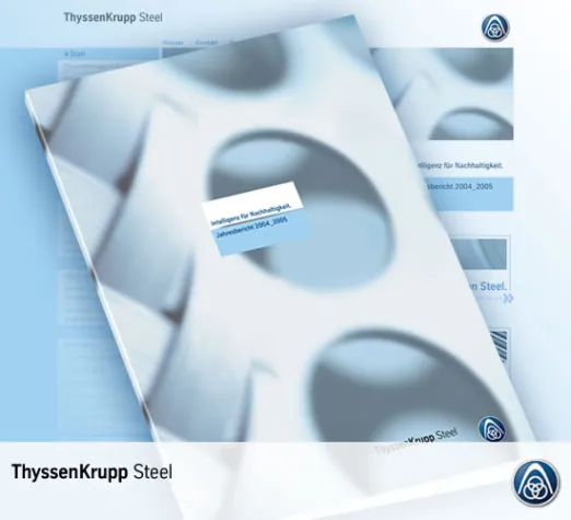 Bild: Jahresbericht der ThyssenKrupp Steel AG online