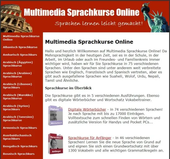Bild: Multimedia Sprachkurse Online - Sprachen lernen am PC