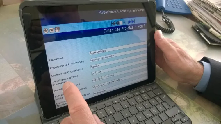 Bild: Mit Lissy auf dem Laufenden