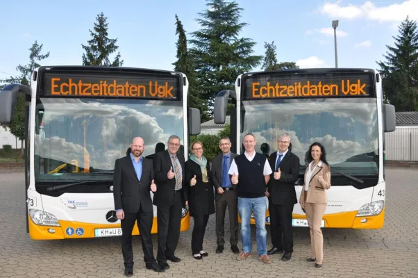 Bild: Echtzeitauskünfte für Busse im RNN-Verbundgebiet - Land fördert Projekt im Rahmen der ÖPNV-Echtzeitinitiative