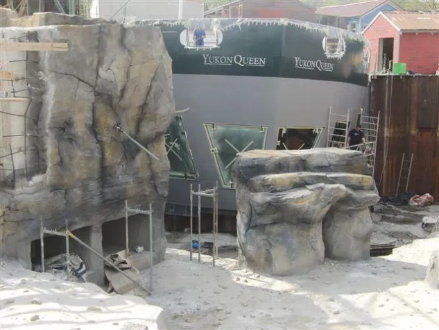 Bild: Erlebnis-Zoo Hannover, Yukon Bay und die TBK-Betonlasur