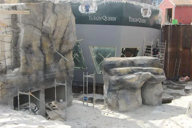 Erlebnis-Zoo Hannover, Yukon Bay und die TBK-Betonlasur Bild: Erlebnis-Zoo Hannover, Yukon Bay und die TBK-Betonlasur
