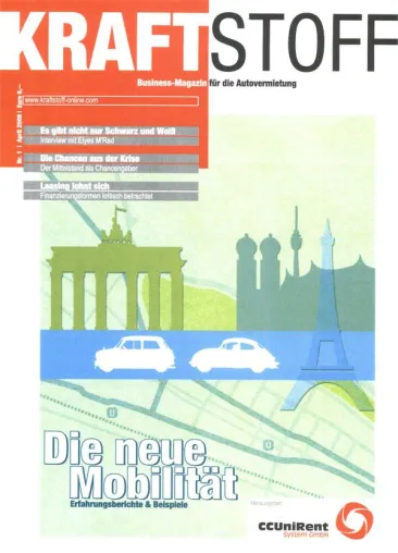 Bringt Bewegung in die Autovermietbranche - Neue Ausgabe von „Kraftstoff“ mit Schwerpunkt Mobilität erschienen Bild: Bringt Bewegung in die Autovermietbranche - Neue Ausgabe von „Kraftstoff“ mit Schwerpunkt Mobilität erschienen