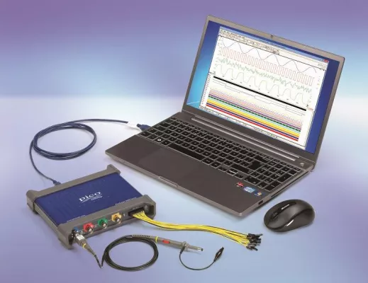 Bild: USB-Oszilloskope der PicoScope-3000-Serie von Meilhaus liefern Höchstleistung für Labor und Serviceeinsatz
