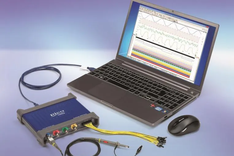 Bild: USB-Oszilloskope der PicoScope-3000-Serie von Meilhaus liefern Höchstleistung für Labor und Serviceeinsatz