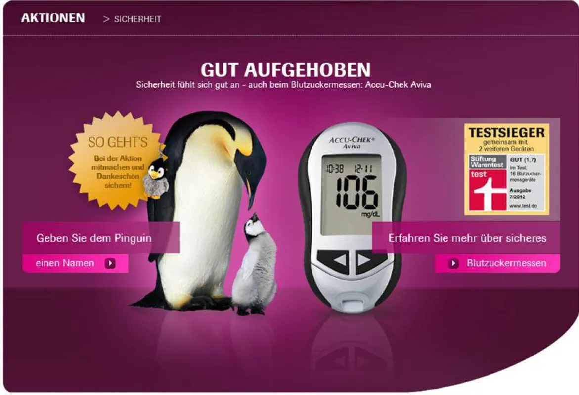 GWA HealthCare Award für Accu-Chek Kampagne