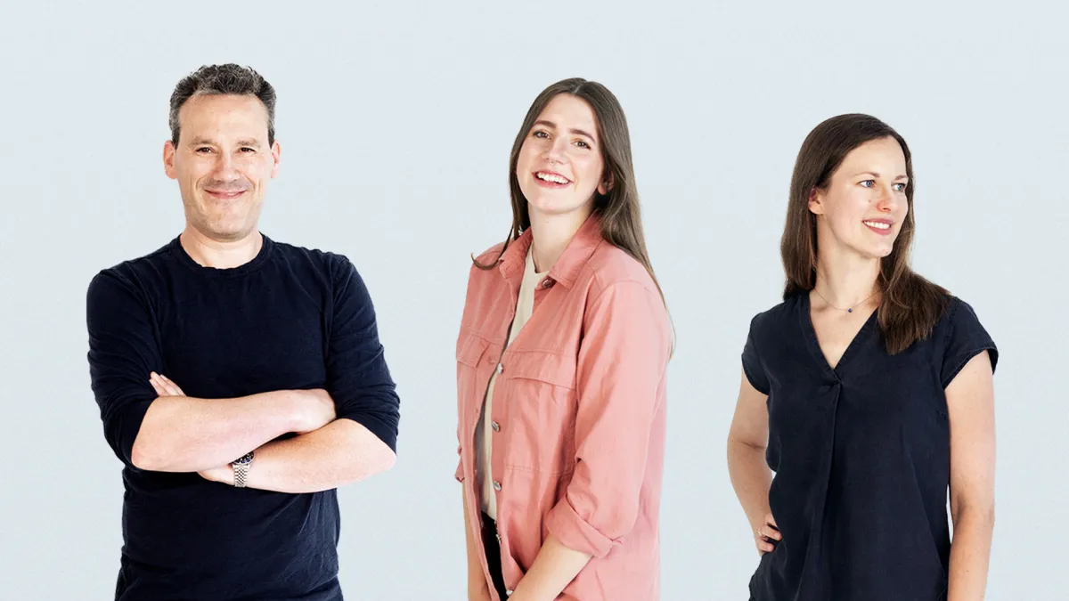 Die drei Neueinstellungen (v.l.n.r.): William Wells, Samira Dreßen, Natalie Hohmann (© dotfly)