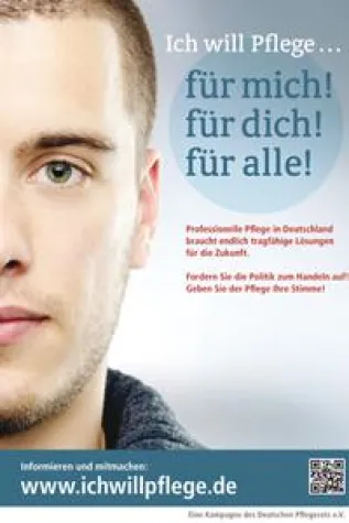 Zehn Tage nach Start: Kampagne „Ich will Pflege!“ trifft den Nerv der Branche Bild: Zehn Tage nach Start: Kampagne „Ich will Pflege!“ trifft den Nerv der Branche