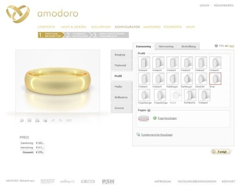 Amodoro Ring-Konfigurator