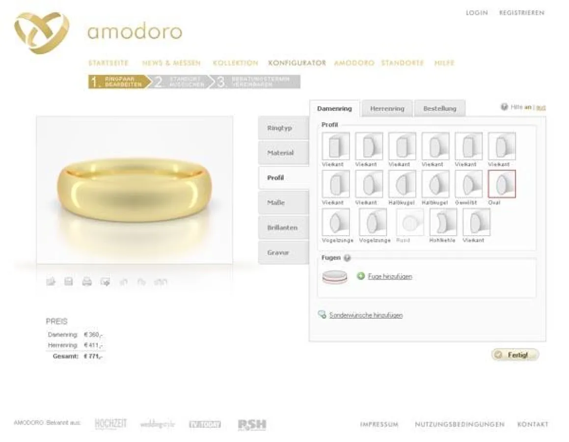 Amodoro Ring-Konfigurator