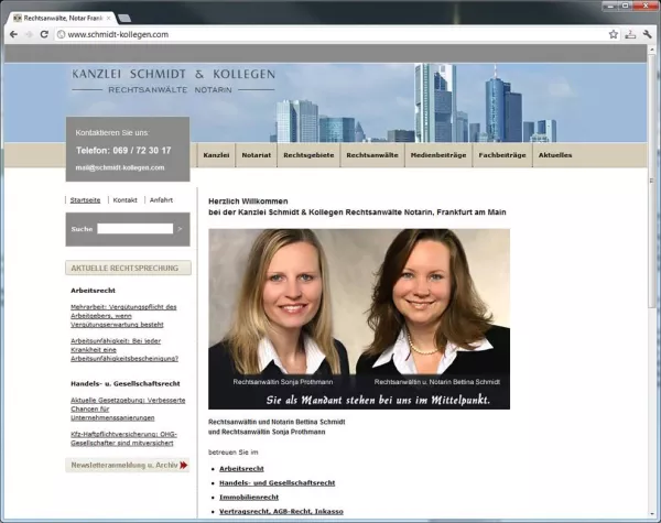 Suchmaschinenoptimierung für Rechtsanwalt und Notar Bild: Suchmaschinenoptimierung für Rechtsanwalt und Notar