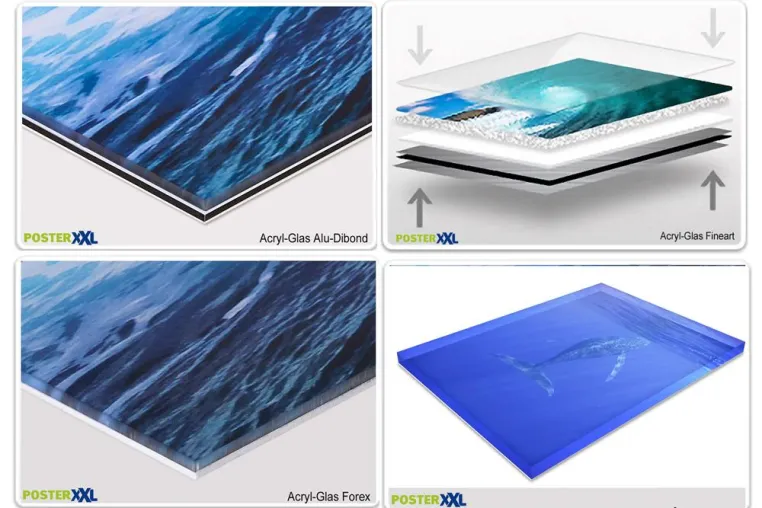 Bild: Neue Materialien bei posterXXL: Imposante Fotopräsentationen auf Acryl-Glas mit Forex oder Alu-Dibond