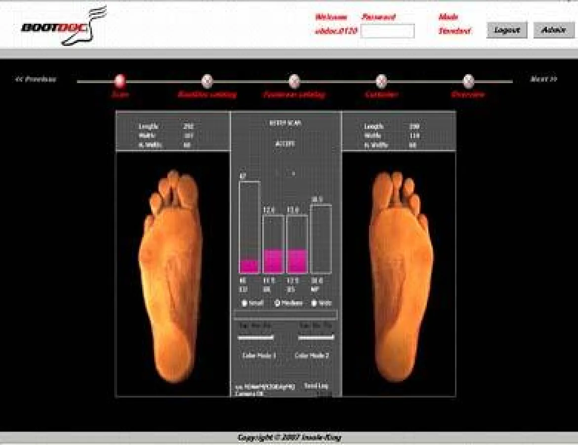 Ein genaues Analysetool für passende Sportschuhe