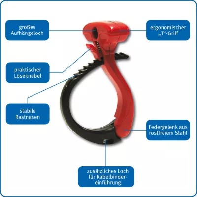 Cable Wraptor – Der kleine Helfer für den Haushalt, der hält was er verspricht. Bild: Cable Wraptor – Der kleine Helfer für den Haushalt, der hält was er verspricht.