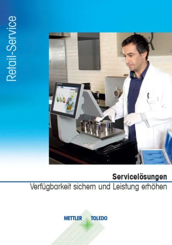 Ab sofort zum Download verfügbar: Die METTLER TOLEDO Service-Kompetenzbroschüre.