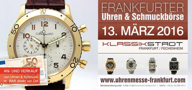 Bild: Uhren- und Schmuckbörse im Oldtimercenter Klassikstadt Frankfurt am Main