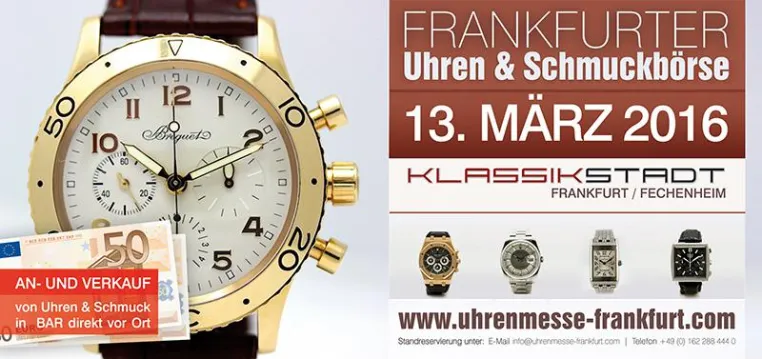 Bild: Uhren- und Schmuckbörse im Oldtimercenter Klassikstadt Frankfurt am Main