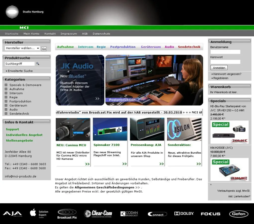 Relaunch des MCI Webshops